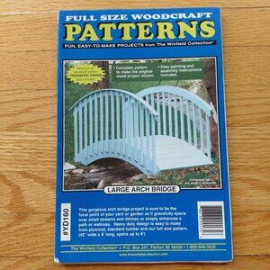Vintage Large Arch Bridge Woodworking Pattern Building Plans Winfield Collection